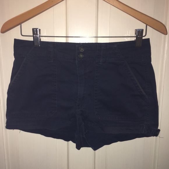 Abercrombie & Fitch Pants - Abercrombie Navy Shorts